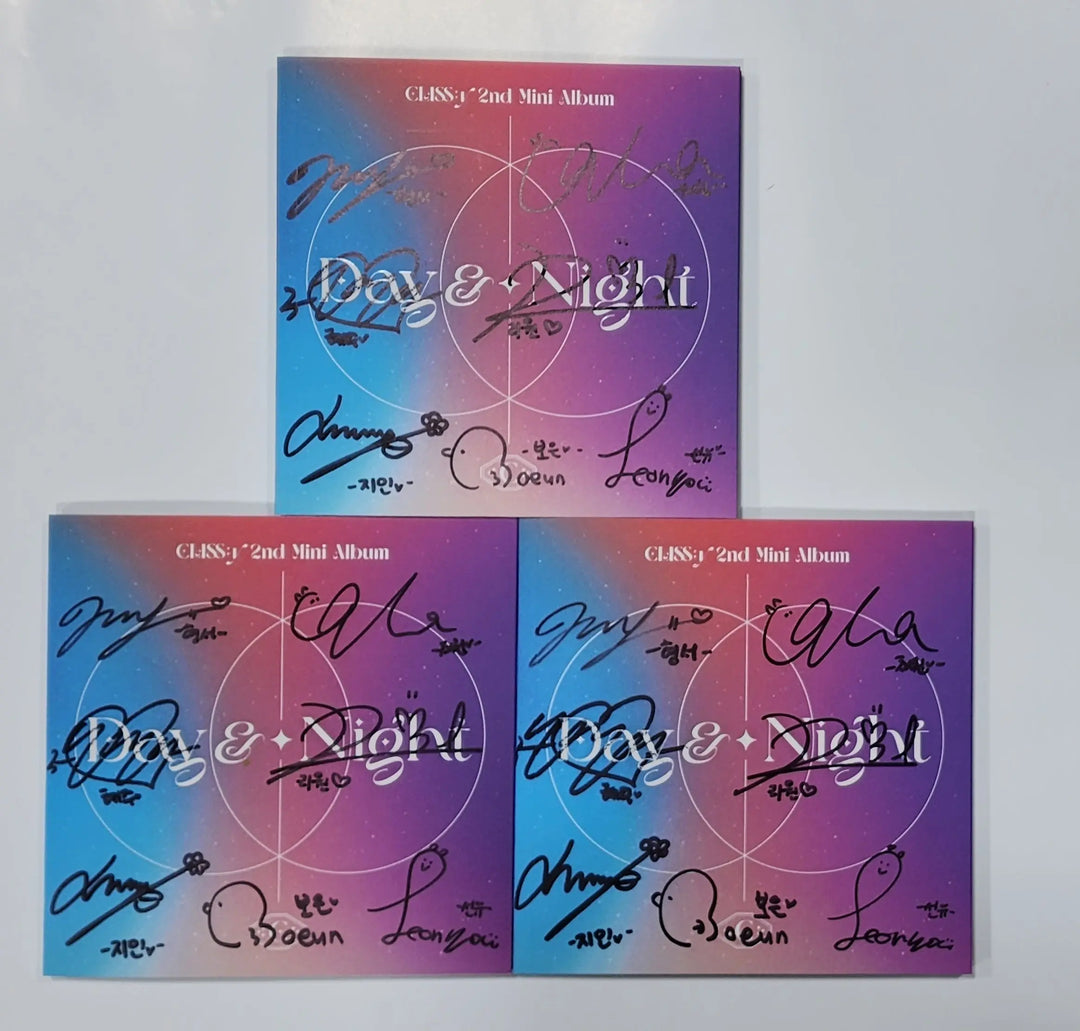 CLASS:y "Day & Night" - Hand Autographed(Signed) Promo Album - HALLYUSUPERSTORE
