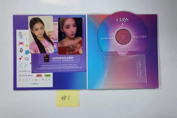 CLASS:y "Day &amp; Night" - Hand Autographed(Signed) Promo Album - HALLYUSUPERSTORE