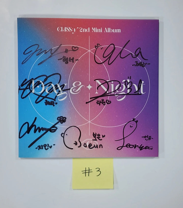 CLASS:y "Day &amp; Night" - Hand Autographed(Signed) Promo Album - HALLYUSUPERSTORE