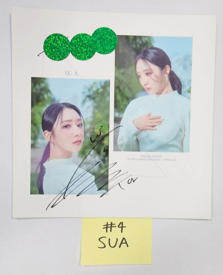 Dreamcatcher ‘Apocalypse : Follow us’  - A Cut Page From Fansign Event Album - HALLYUSUPERSTORE
