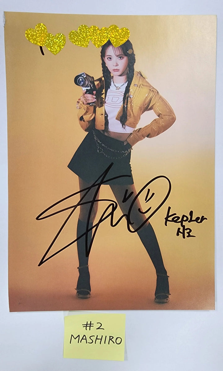 Kep1er “TroubleShooter” 3rd - A Cut Page From Fansign Event Album - HALLYUSUPERSTORE