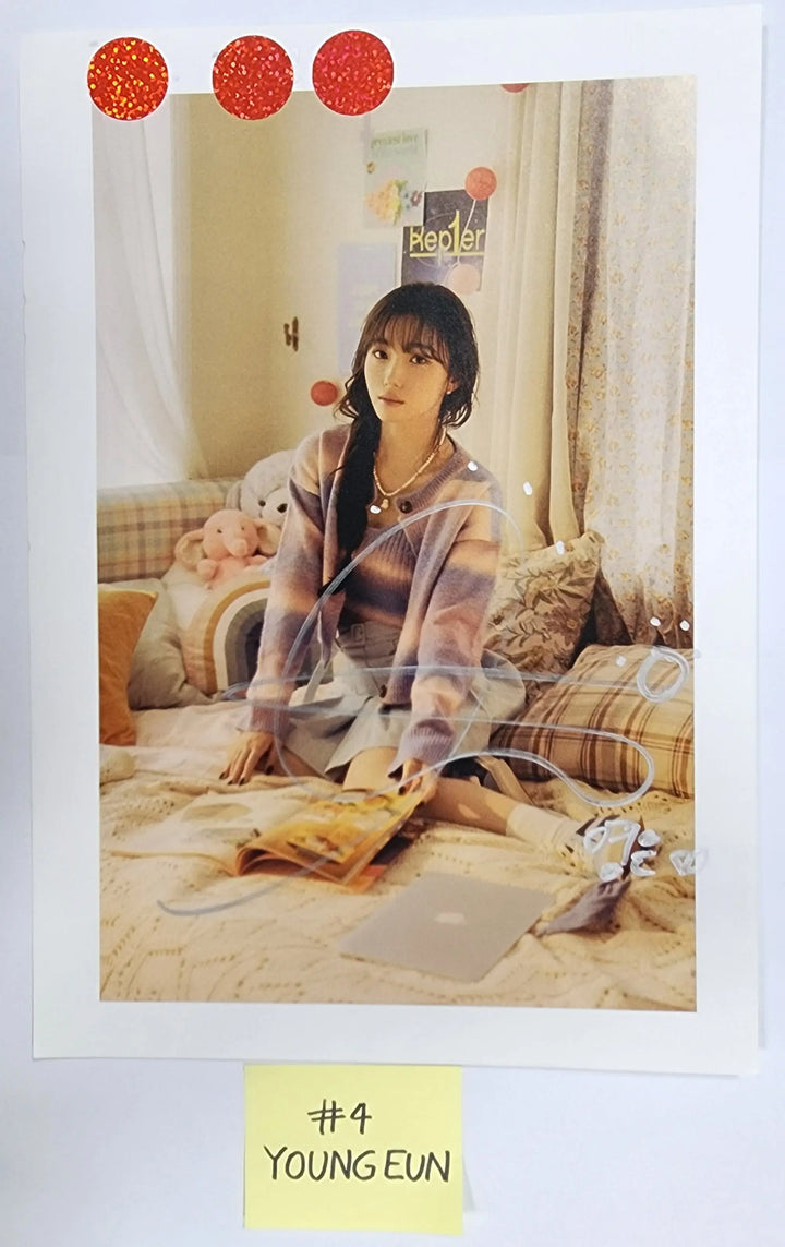 Kep1er “TroubleShooter” 3rd - A Cut Page From Fansign Event Album - HALLYUSUPERSTORE