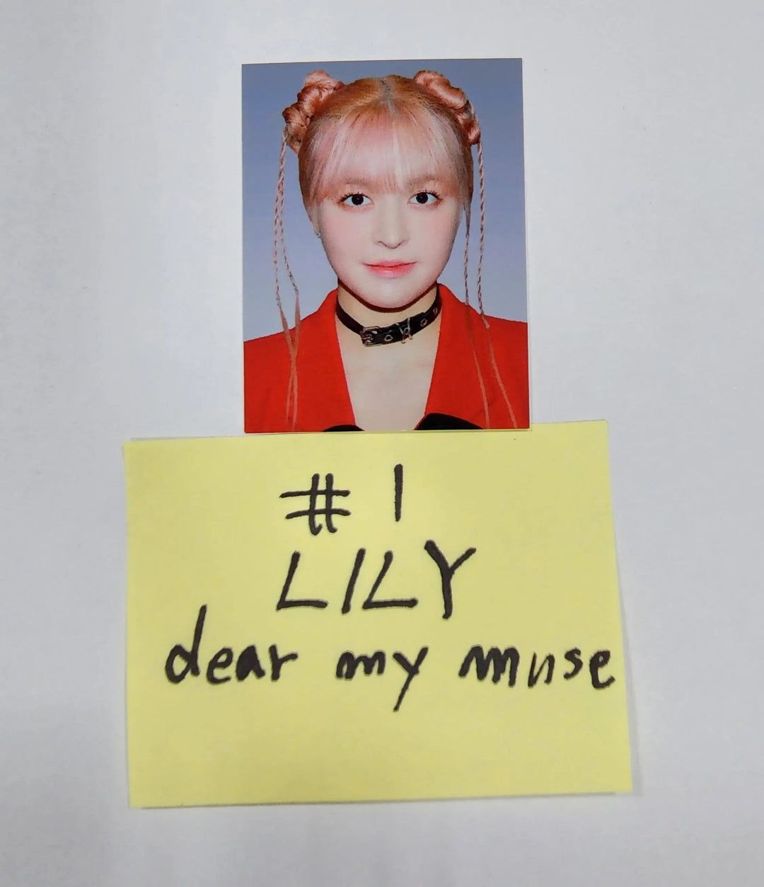 NMIXX  "ENTWURF" 2nd Album - Dear My Muse Fansign Event ID Photo - HALLYUSUPERSTORE