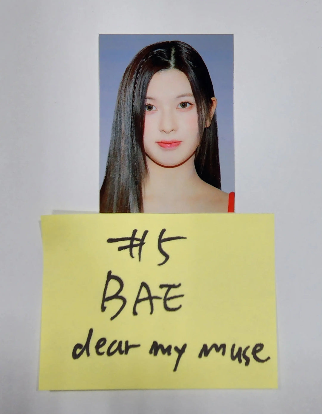 NMIXX  "ENTWURF" 2nd Album - Dear My Muse Fansign Event ID Photo - HALLYUSUPERSTORE