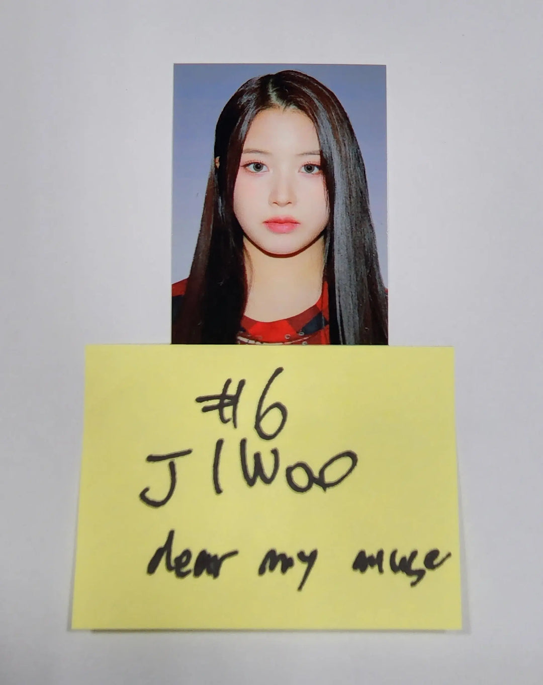 NMIXX  "ENTWURF" 2nd Album - Dear My Muse Fansign Event ID Photo - HALLYUSUPERSTORE