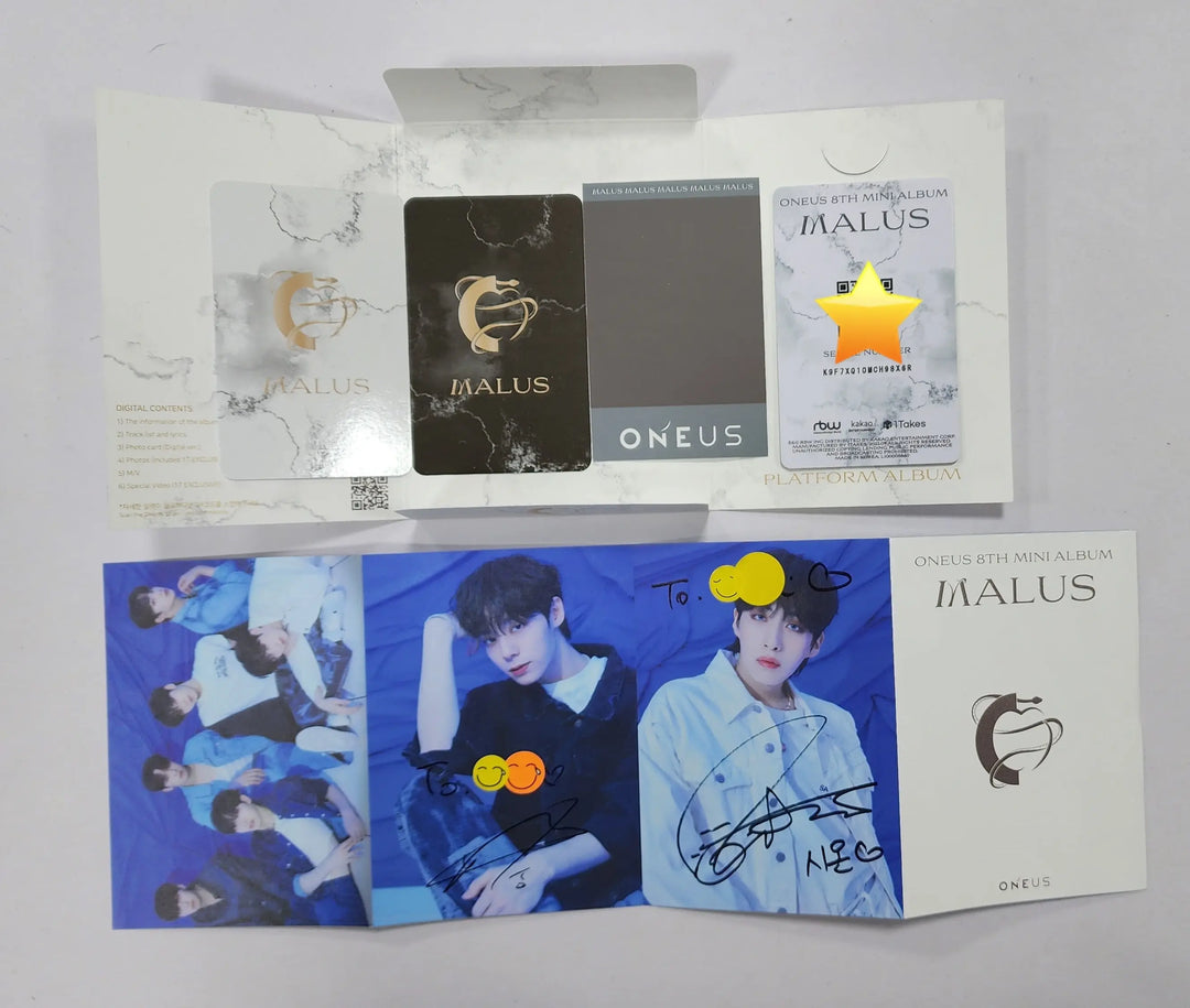Oneus "MALUS" [LIMITED ver.] - Hand Autographed(Signed) Album - HALLYUSUPERSTORE