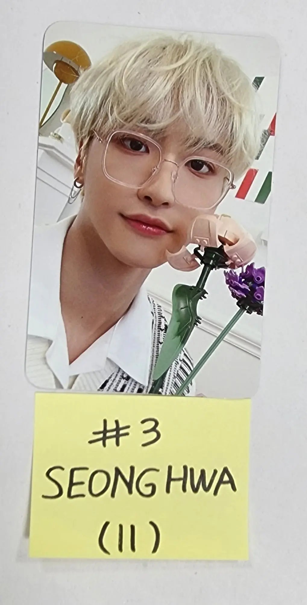 ATEEZ X EVERLINE POP-UP STORE [ATINY ROOM] 4th anniversary  EVENT - Official Trading Photocard - HALLYUSUPERSTORE
