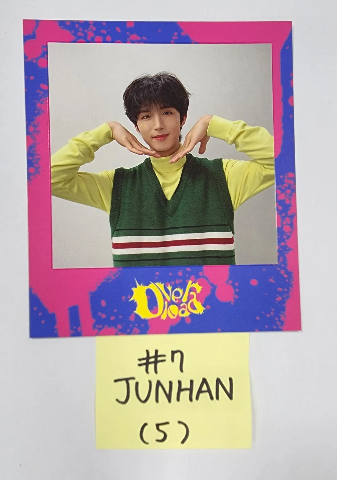 Xdinary Heroes "Overload" - Official Photocard, Polaroid Type Photocard - Must Read ! - HALLYUSUPERSTORE