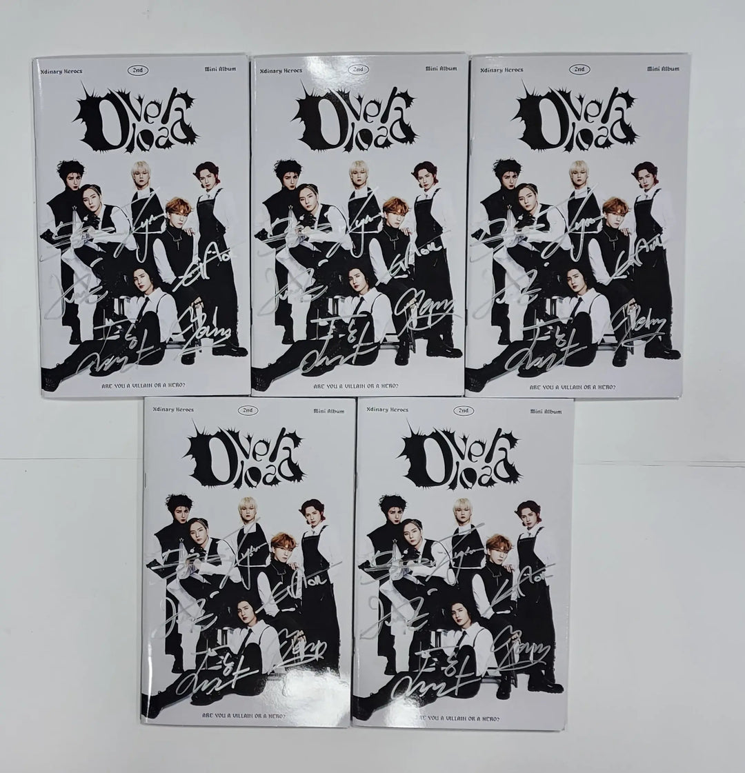 Xdinary Heroes "Overload" - Hand Autographed(Signed) Promo Album (Restocked 11/17) - HALLYUSUPERSTORE