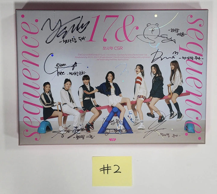 CSR "Sequence : 17&amp;" 1st Single Album - Hand Autographed(Signed) Promo Album - HALLYUSUPERSTORE