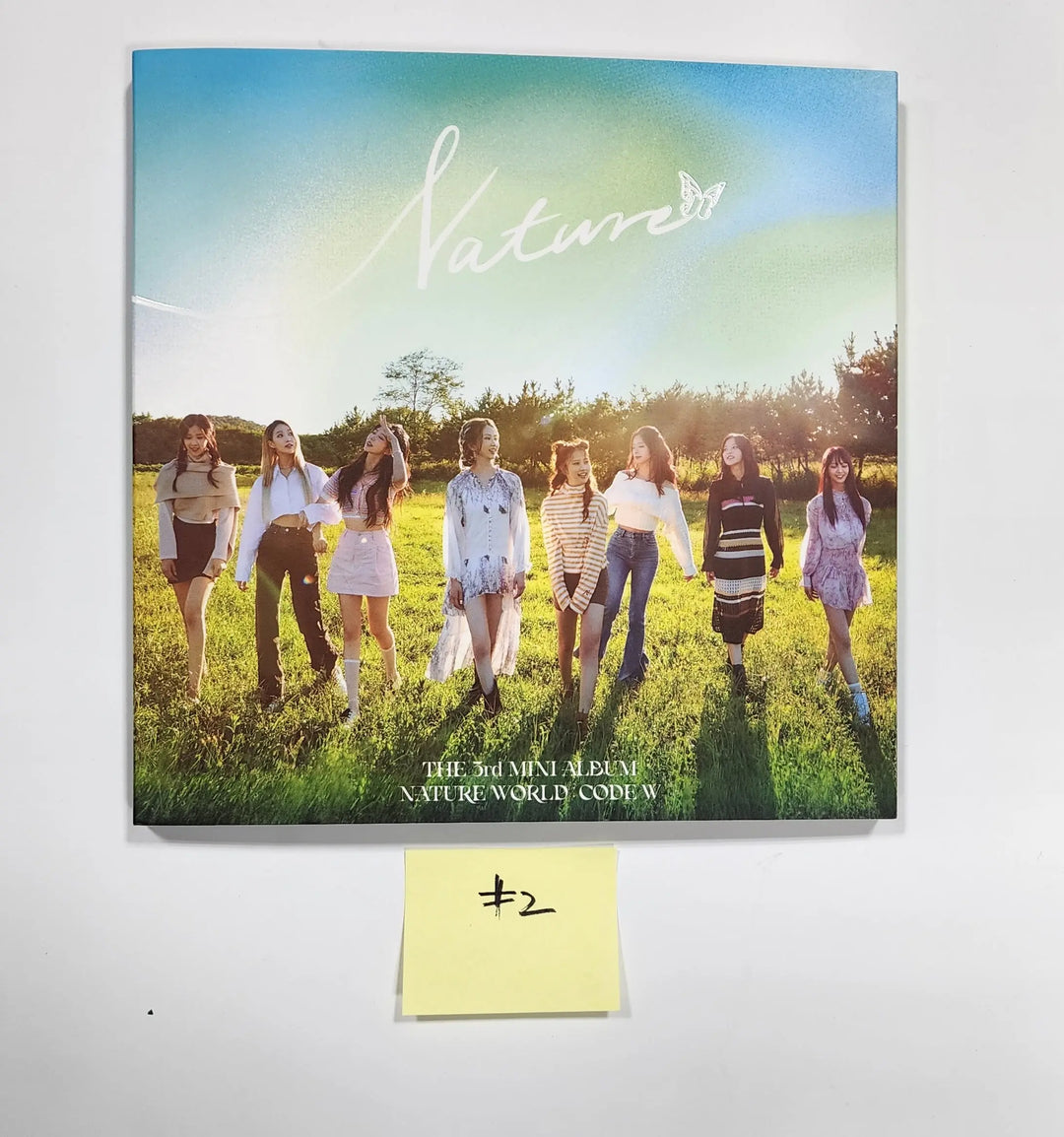 NATURE "NATURE WORLD : CODE W" - Hand Autographed(Signed) Album - HALLYUSUPERSTORE