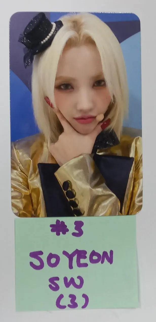 (g) I-DLE "I LOVE" - Soundwave Fansign Event Photocard Round 2 - HALLYUSUPERSTORE