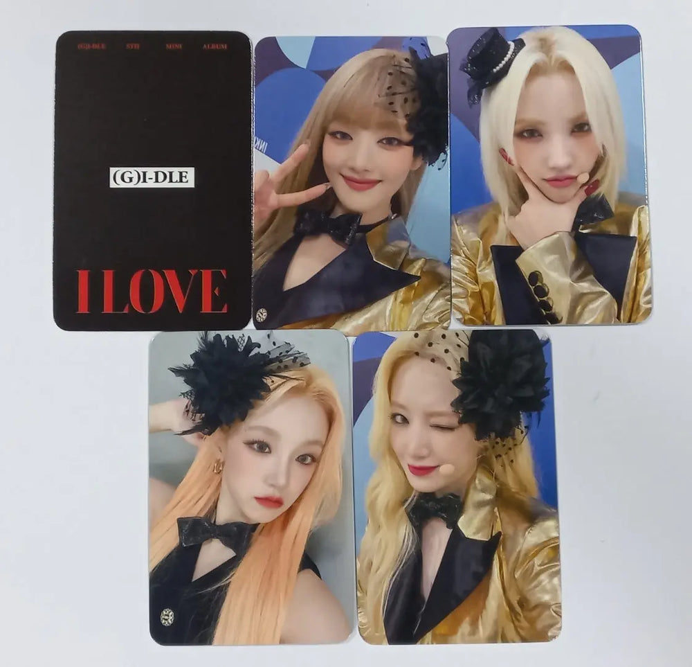 (g) I-DLE "I LOVE" - Soundwave Fansign Event Photocard Round 2 - HALLYUSUPERSTORE