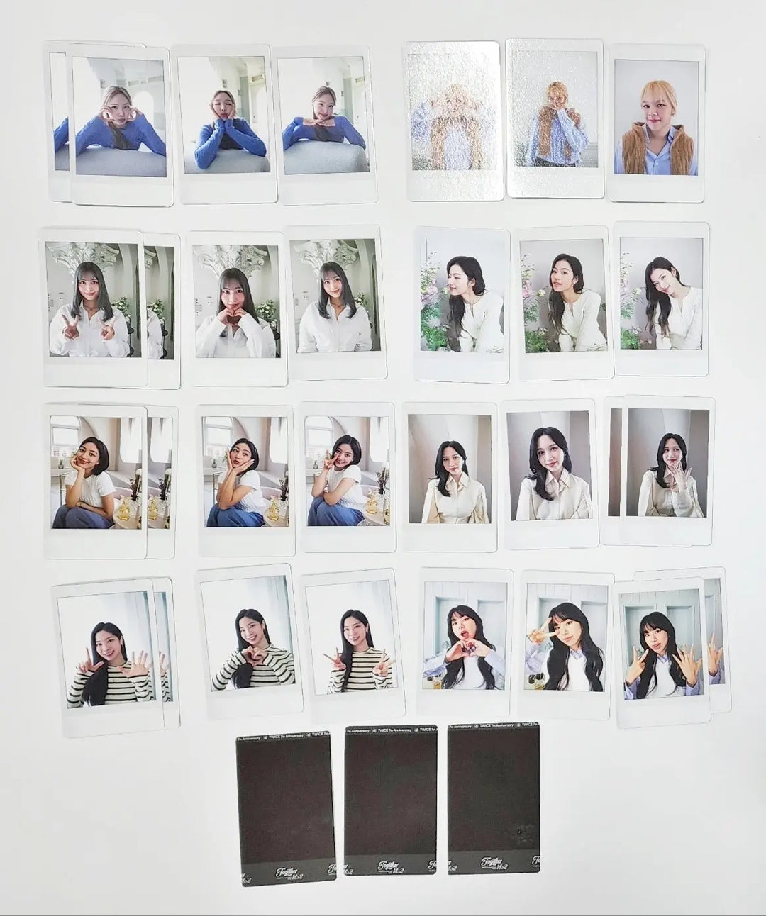 Twice 7th Anniversary EVENT - JYP SHOP Special Gift Polaroid type Photocard - HALLYUSUPERSTORE