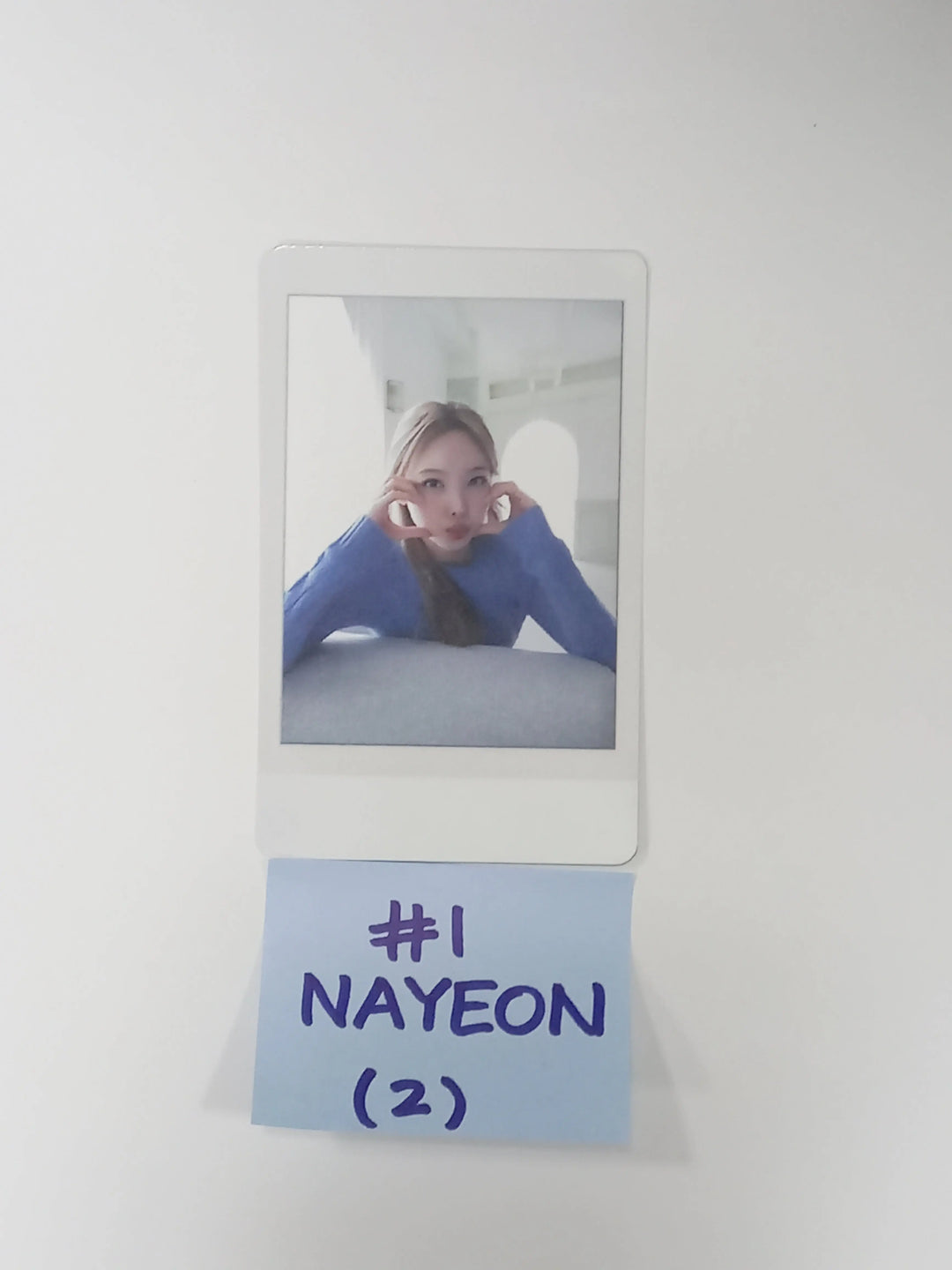 Twice 7th Anniversary EVENT - JYP SHOP Special Gift Polaroid type Photocard - HALLYUSUPERSTORE