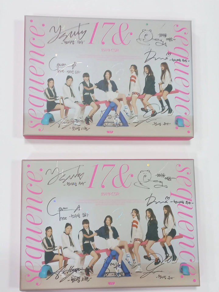 CSR "Sequence : 17&amp;" 1st Single Album - Hand Autographed(Signed) Promo Album - HALLYUSUPERSTORE