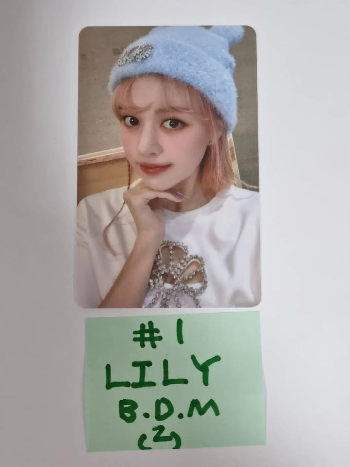 NMIXX 2nd Album "ENTWURF" - Blue Dream Media Lucky Draw Event PVC Photocard - HALLYUSUPERSTORE