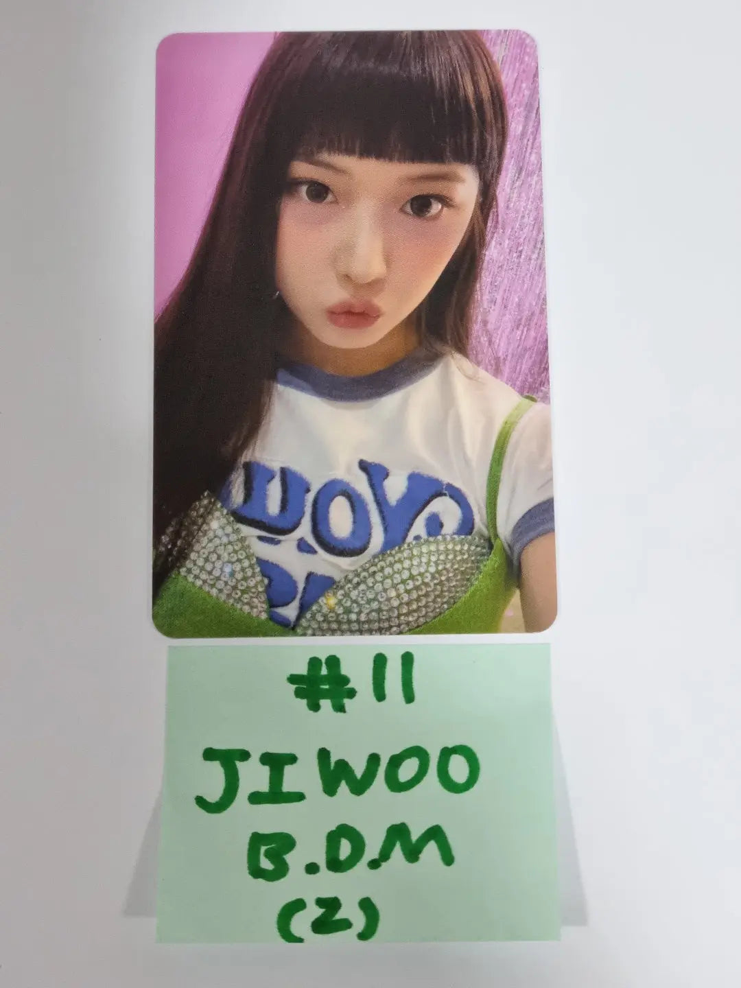 NMIXX 2nd Album "ENTWURF" - Blue Dream Media Lucky Draw Event PVC Photocard - HALLYUSUPERSTORE