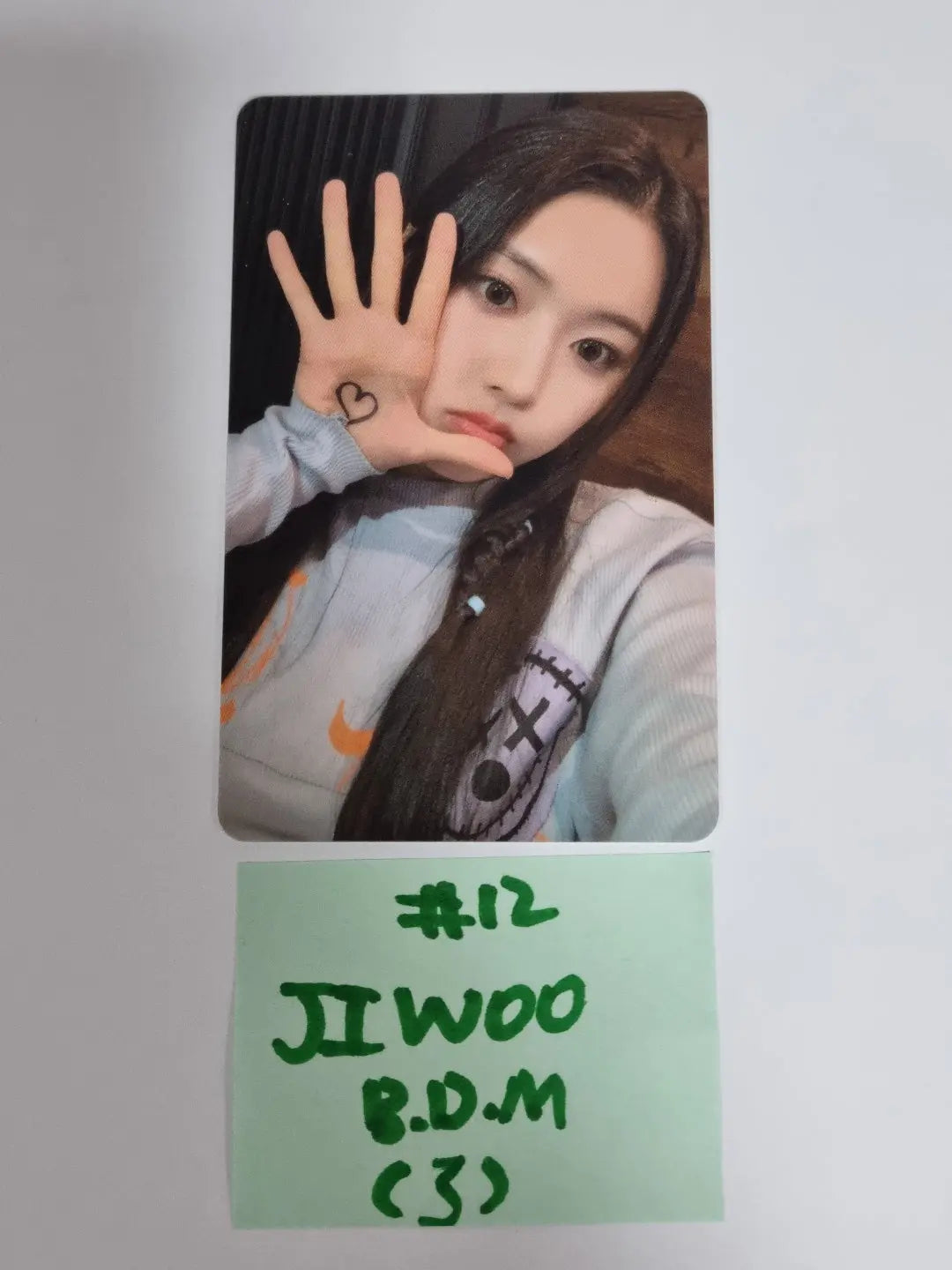 NMIXX 2nd Album "ENTWURF" - Blue Dream Media Lucky Draw Event PVC Photocard - HALLYUSUPERSTORE