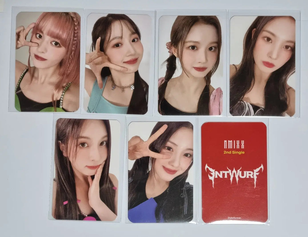 NMIXX 2nd Album "ENTWURF" - Style Korean Fansign Event Photocard - HALLYUSUPERSTORE