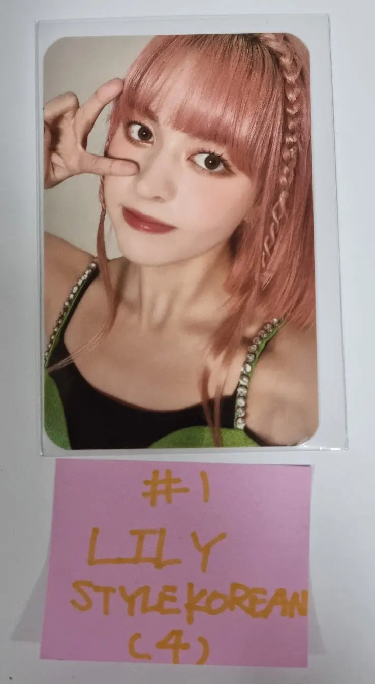 NMIXX 2nd Album "ENTWURF" - Style Korean Fansign Event Photocard - HALLYUSUPERSTORE