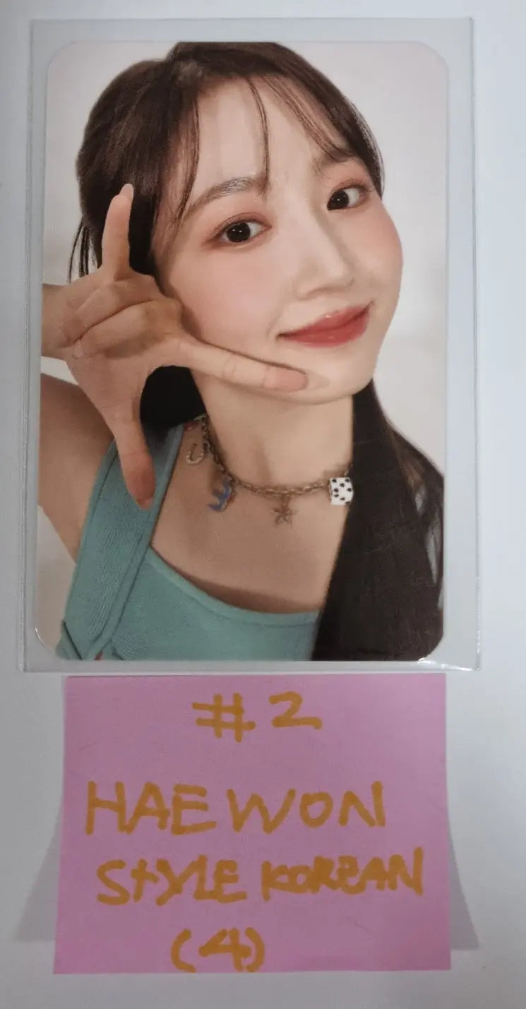 NMIXX 2nd Album "ENTWURF" - Style Korean Fansign Event Photocard - HALLYUSUPERSTORE