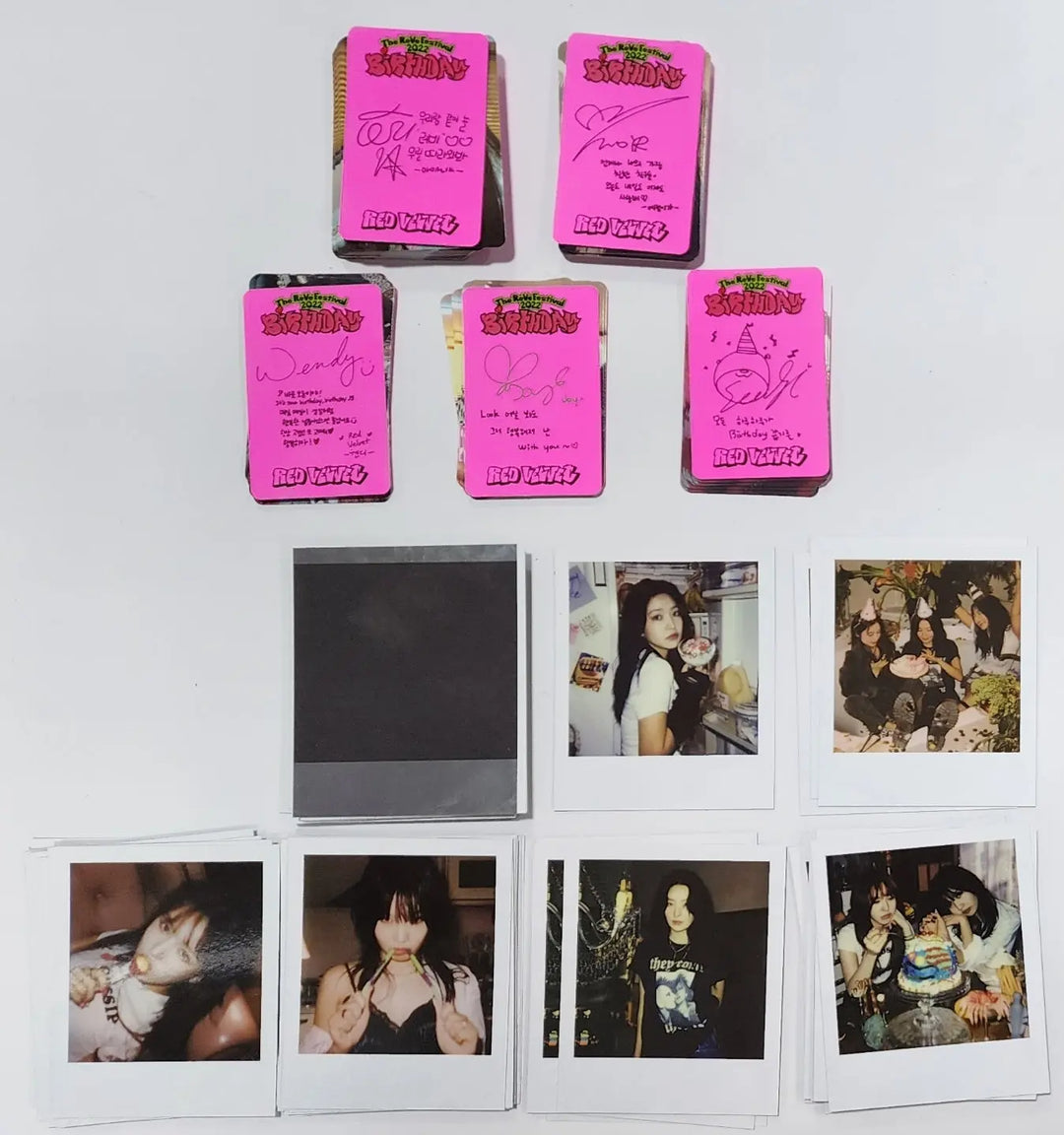 Red Velvet "Birthday" The ReVe Festival 2022 - Official Photocard [Photo Book Ver] - HALLYUSUPERSTORE