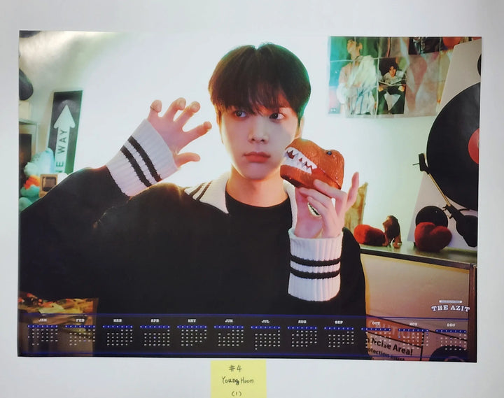 THE BOYZ "THE AZIT" - The Hyundai Seoul Pop-Up Store Event MD [calendar Poster, Gatcha Event Photocard] - HALLYUSUPERSTORE