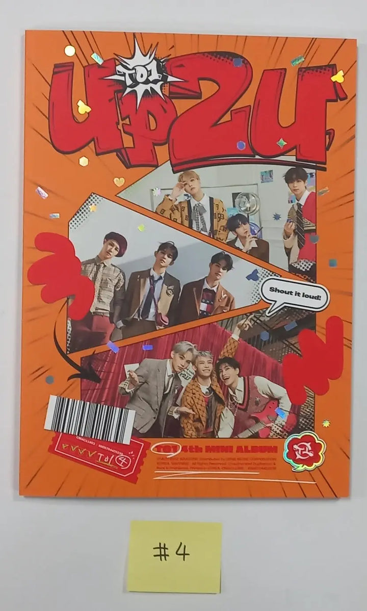 T01 "Up2u" 4th album - Hand Autographed(Signed) Promo Album - HALLYUSUPERSTORE