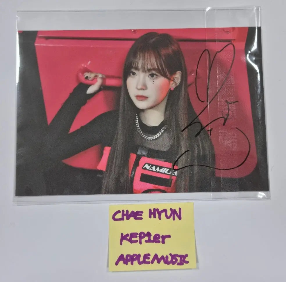 Chae Hyun (Of Kep1er) "TROUBLESHOOTER " - Hand Autographed(Signed) 4 x 6 Photo - HALLYUSUPERSTORE
