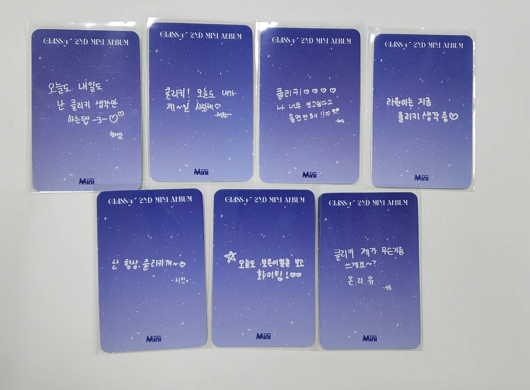 CLASS:y "Day Night" 2nd Mini Album - Mini Record Fansign Event Photocard - HALLYUSUPERSTORE