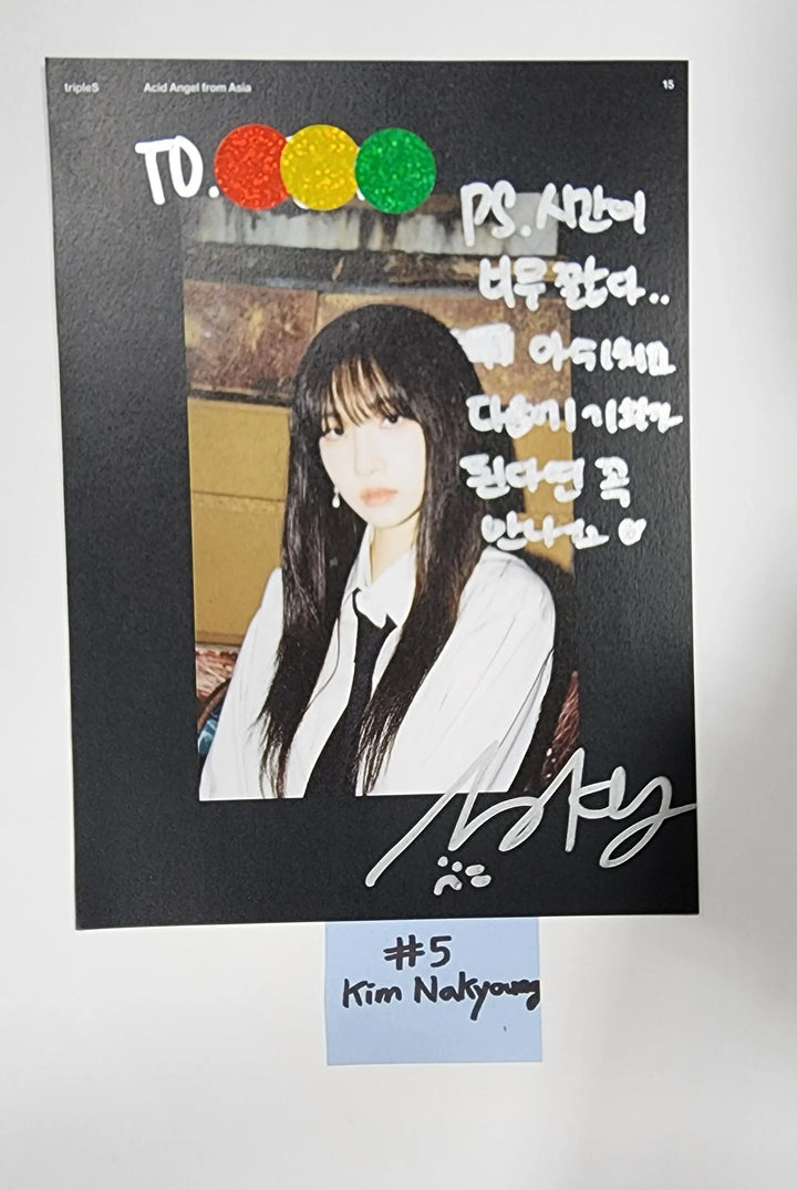 TripleS "Acid Angel from Asia" - A Cut Page From Fansign Event Album [12/15] - HALLYUSUPERSTORE