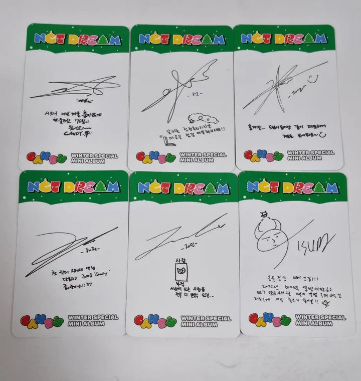 NCT DREAM "Candy" Winter Special Mini Album - Official Photocard [Photo Book Ver] - HALLYUSUPERSTORE