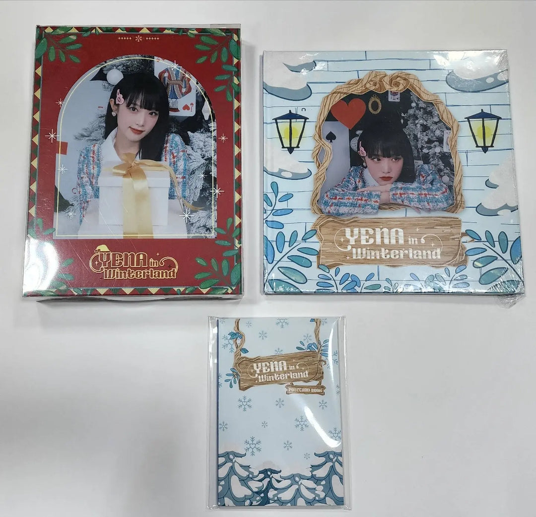YENA "Yena in Winterland"  THE HYUNDAI SEOUL - Pop-Up Official MD [Hard Binder, Photo Book, Postcard Book] - HALLYUSUPERSTORE