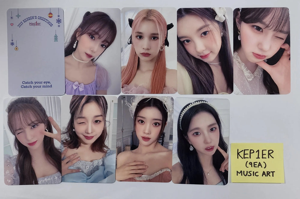 Kep1er 2023 Season’s Greetings - Music Art Pre-Order Benefit Photocards Set (9EA) - HALLYUSUPERSTORE