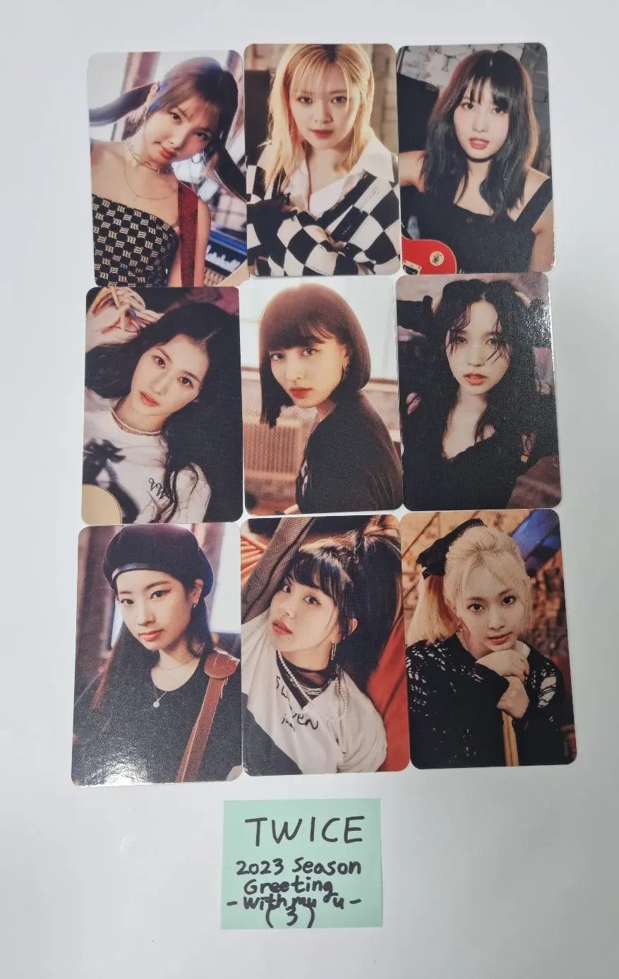 Twice 2023 Season’s Greetings - Withmuu Pre-Order Benefit Photocards Set (9EA) - HALLYUSUPERSTORE