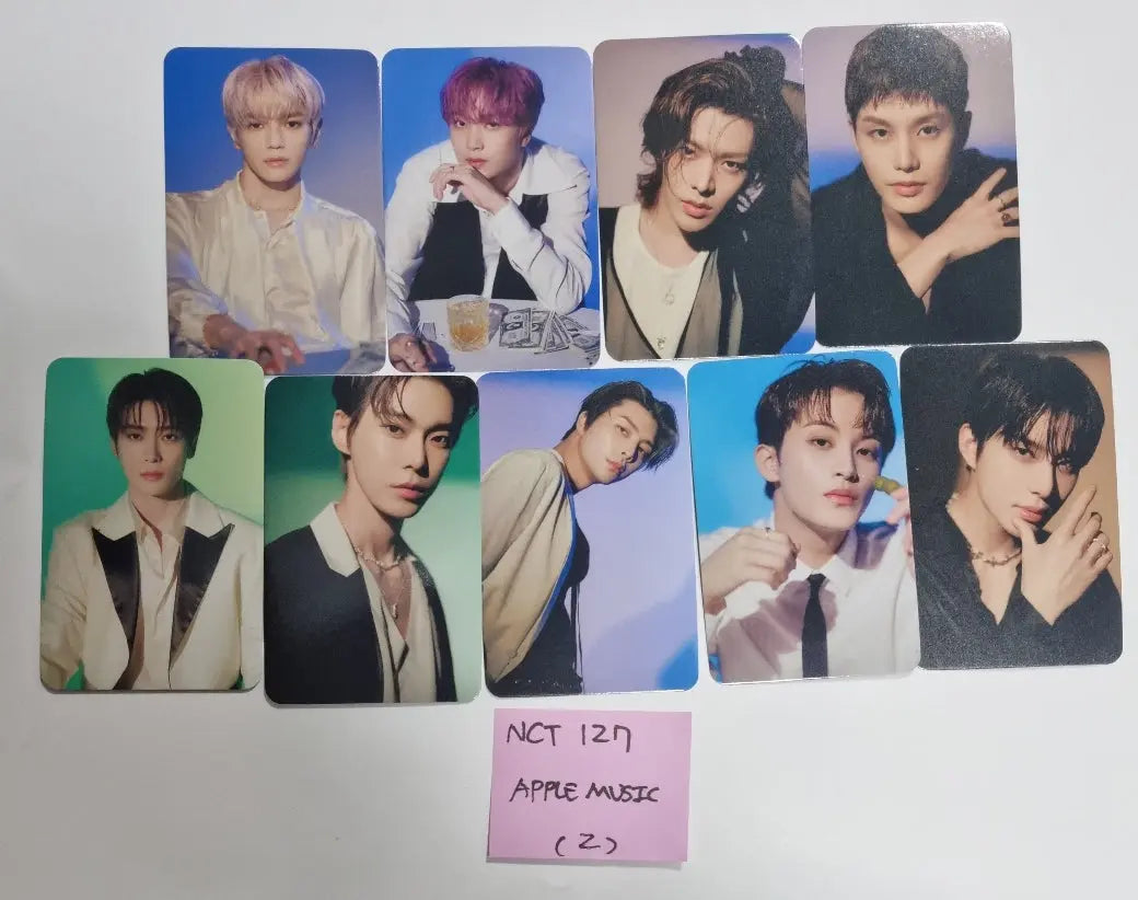 NCT 127 2023 Season's Greetings - Apple Music Pre-Order Benefit Photocards Set (9EA) - HALLYUSUPERSTORE