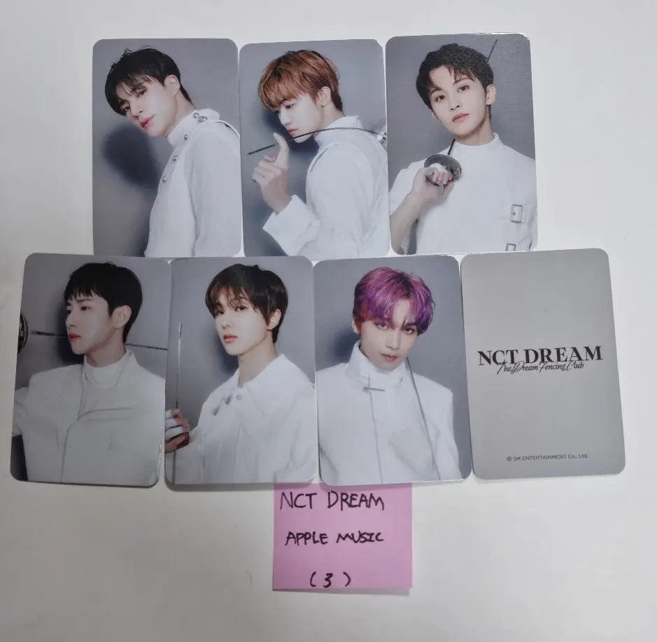 NCT Dream  2023 Season's Greetings - Apple Music Pre-Order Benefit Photocards Set (7EA) - HALLYUSUPERSTORE