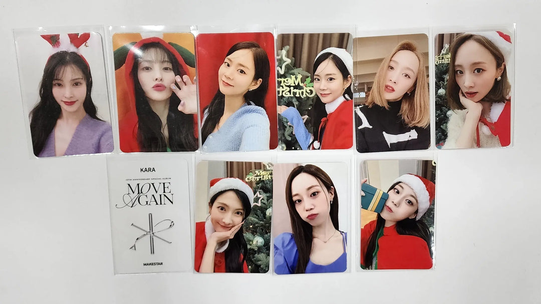 KARA "Move Again" 15th Anniversary special Album - Makestar Fansign Event Photocard - HALLYUSUPERSTORE