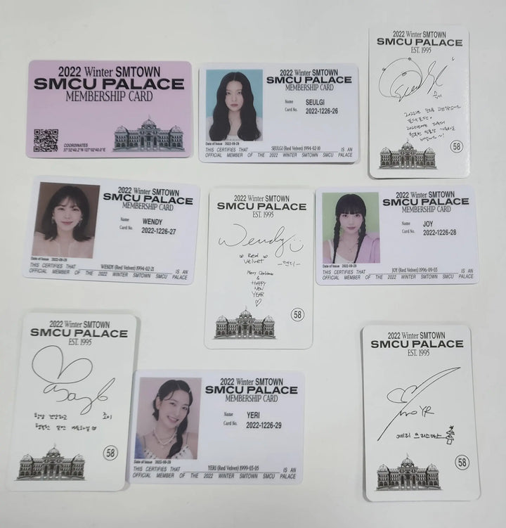 Redvelvet  "2022 Winter SMTOWN : SMCU PALACE" - Official Photocard [Membership Card Ver.] (Restocked 1/5) - HALLYUSUPERSTORE