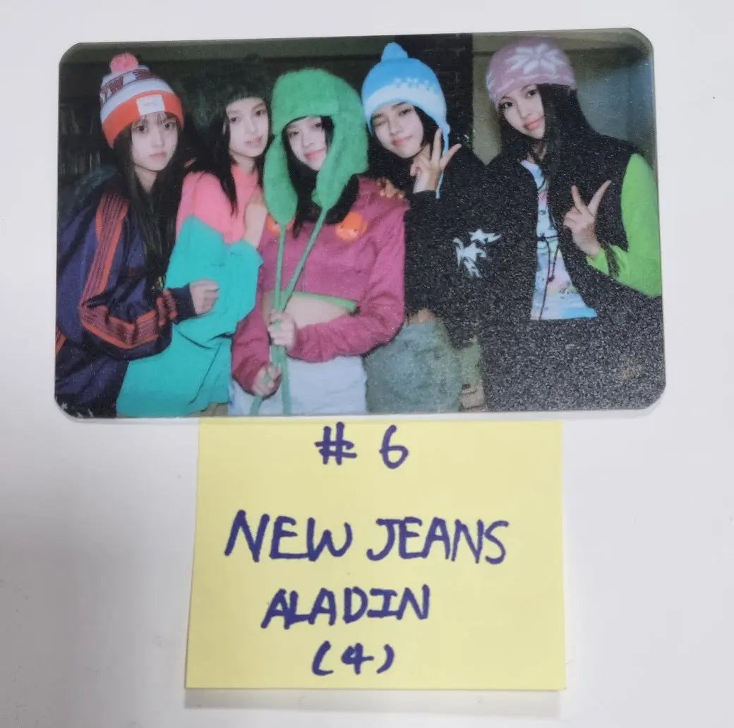 New Jeans ‘OMG’ - Aladin Pre-Order Benefit Transparent PVC Photocard - HALLYUSUPERSTORE