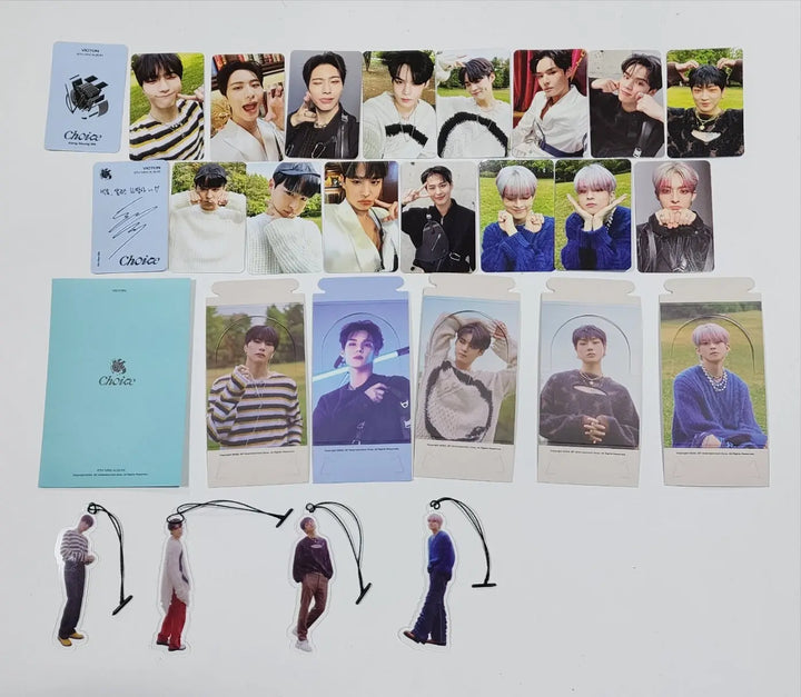 Victon "choice" - Official Photocard, Paper Stand, Key Ring - HALLYUSUPERSTORE