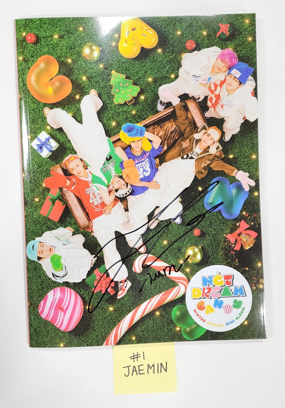 NCT DREAM "Candy" Winter Special Mini Album - Hand Autographed(Signed) Album - HALLYUSUPERSTORE
