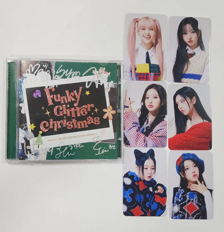 NMIXX "Funky Glitter Christmas"  - Hand Autographed(Signed) Promo Album + Photocards Set (6EA) - HALLYUSUPERSTORE