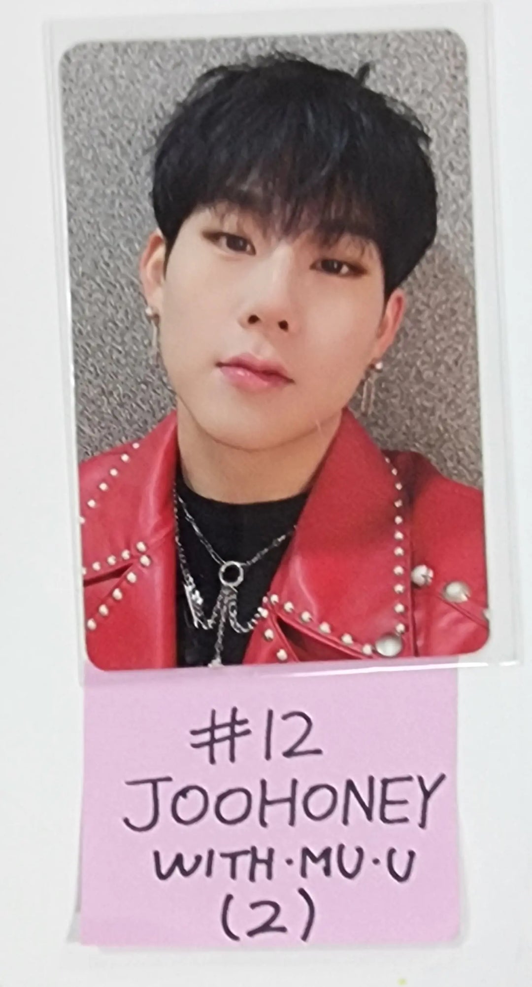 MONSTA X "REASON" - Withmuu Lucky Draw Event PVC Photocard - HALLYUSUPERSTORE
