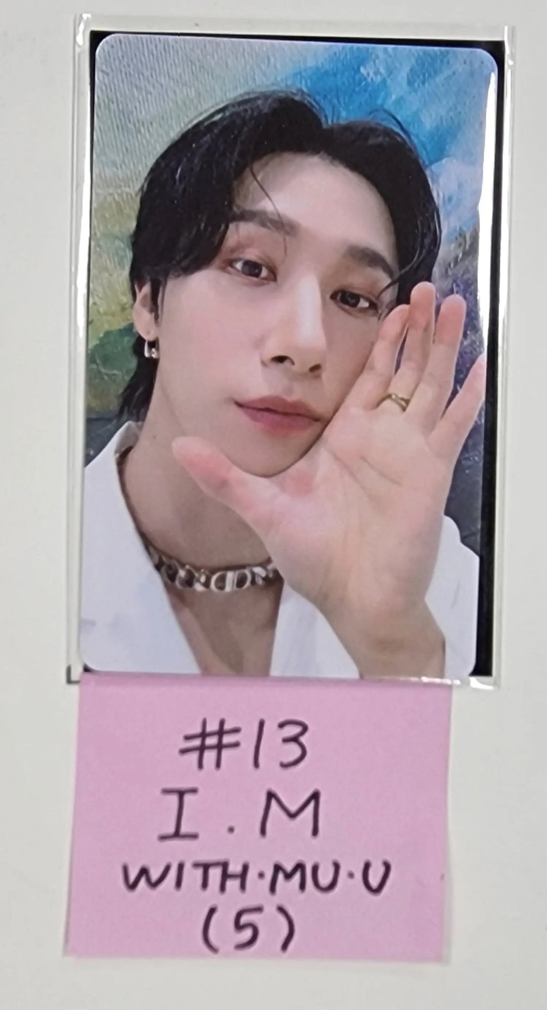 MONSTA X "REASON" - Withmuu Lucky Draw Event PVC Photocard - HALLYUSUPERSTORE