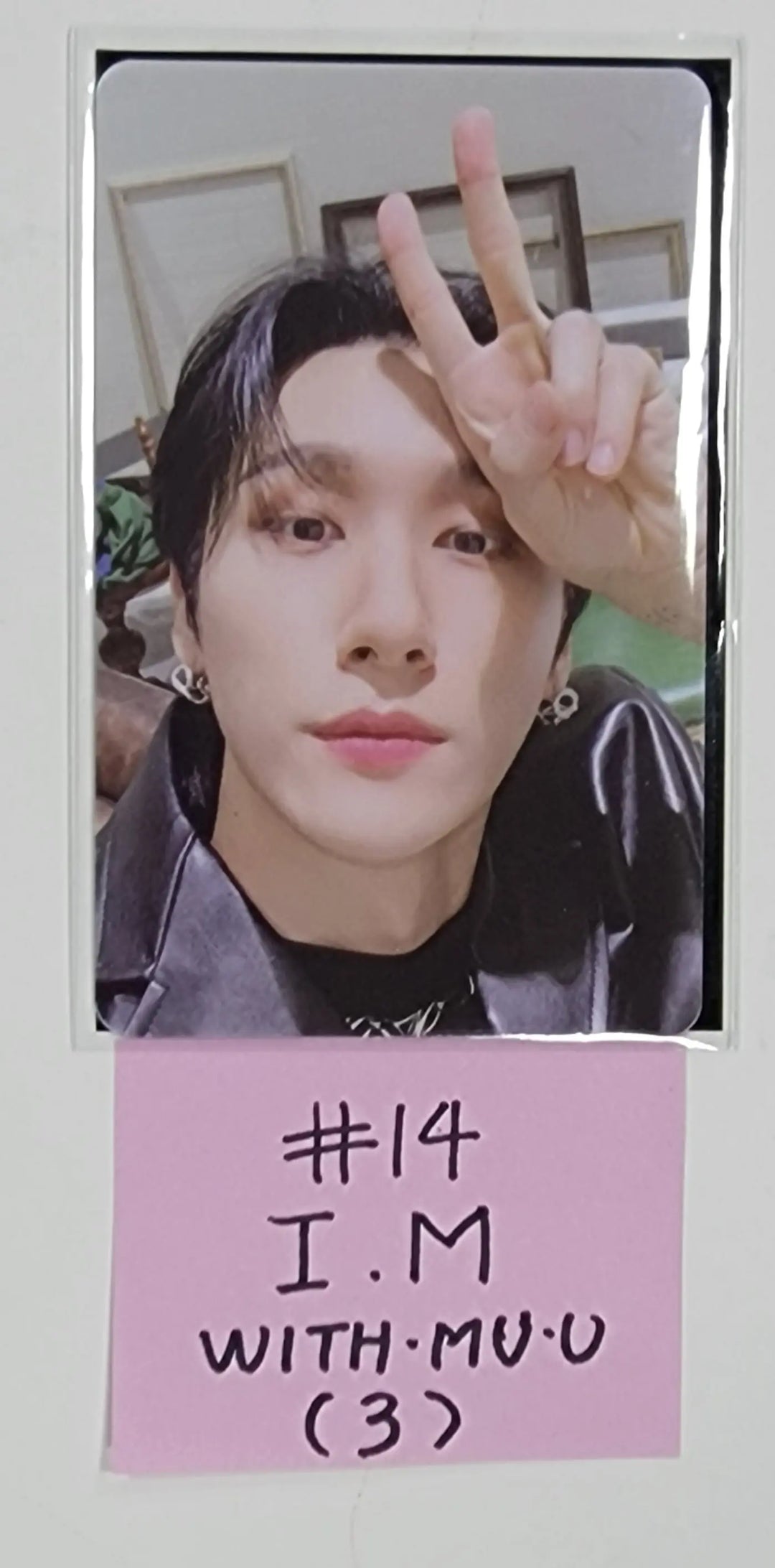 MONSTA X "REASON" - Withmuu Lucky Draw Event PVC Photocard - HALLYUSUPERSTORE
