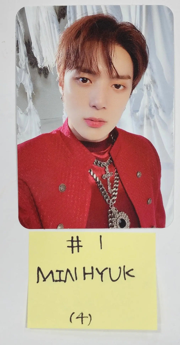 MONSTA X "REASON" - Official Photocard, Postcard, 4 Cut Photo - HALLYUSUPERSTORE