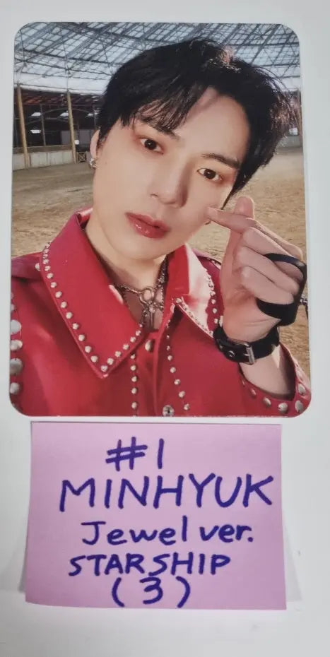 MONSTA X "REASON" - Starship Pre-Order Benefit Photocard [Jewel ver] - HALLYUSUPERSTORE