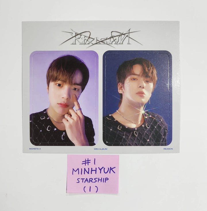 MONSTA X "REASON" - Starship Pre-Order Benefit Photocards Set (2EA) - HALLYUSUPERSTORE